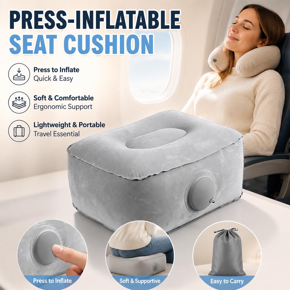 Outdoor Camping Quilt - Press Type Inflatable Cushion For Foot