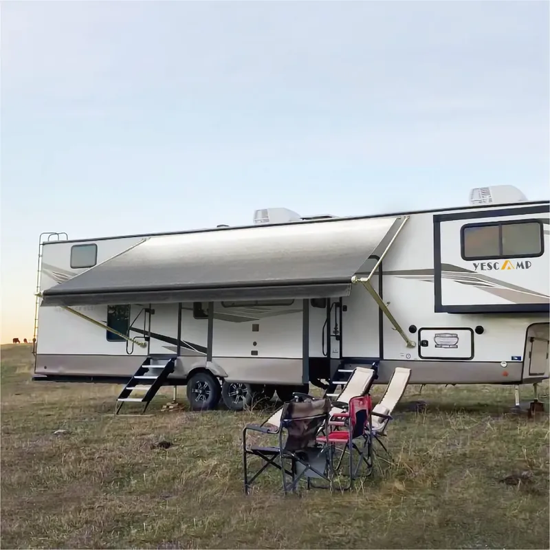Outdoor Camp - Awnlux Manual Control Economical Awning for