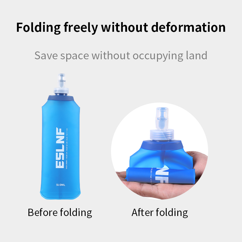 Collapsible Water Bottle - 500ml Collapsible Water Bottle Soft Flask