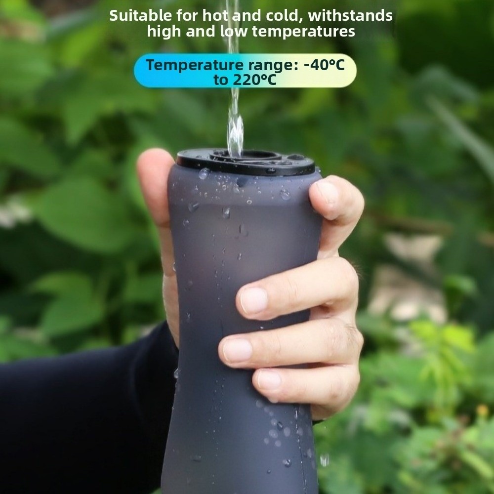 Collapsible Water Bottle - Lightweight Foldable Water Bottle Food Grade