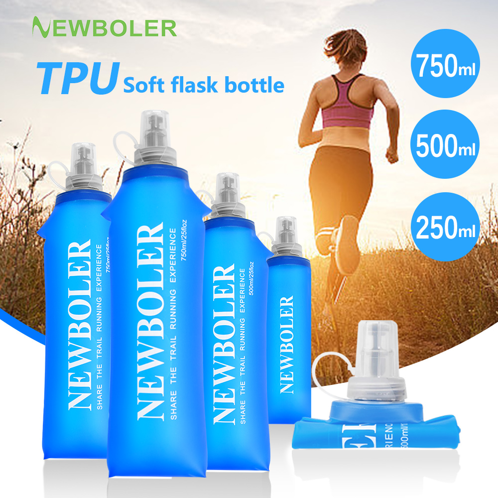 Collapsible Water Bottle - 750ML Water Bottle TPU Folding Soft