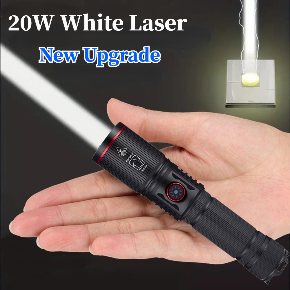 Camping Rope - Powerful LED Flashlight Type C Rechargeable
