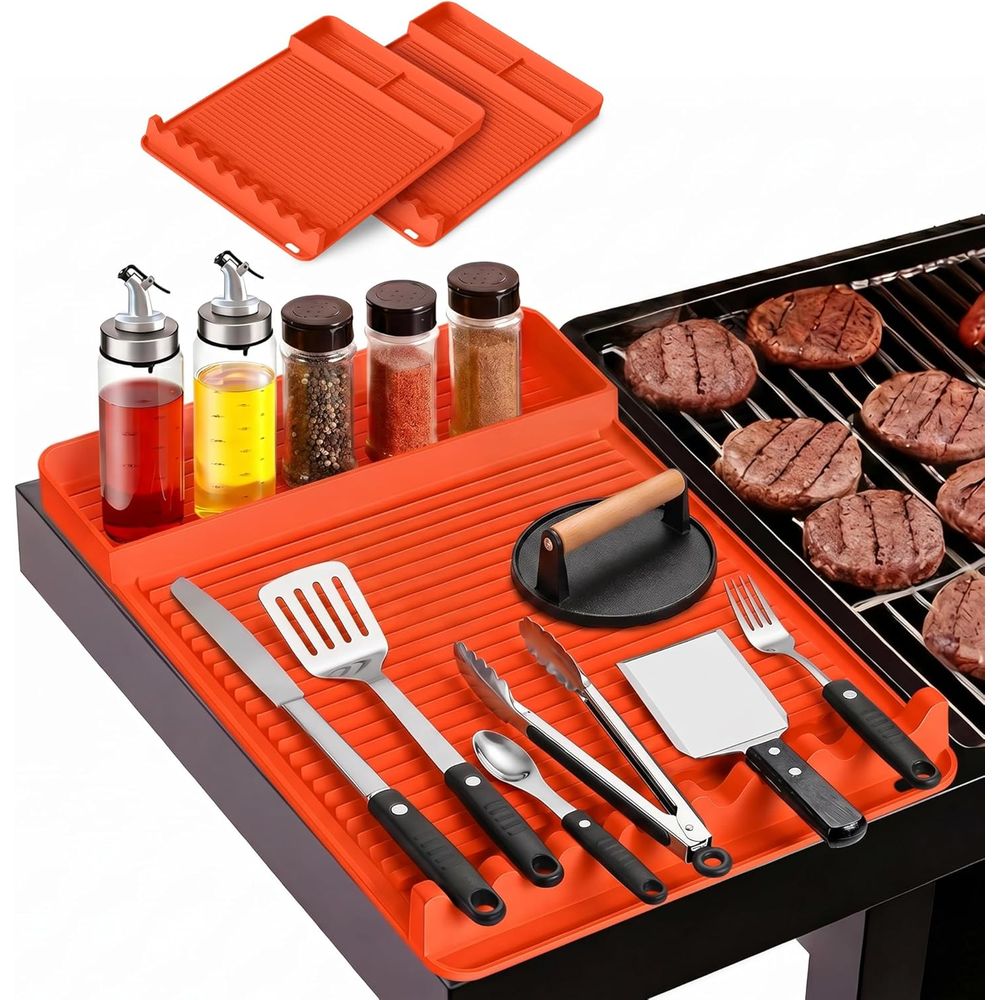 Outdoor Camping Bbq - Heat Resistant Silicone Grill Mat -