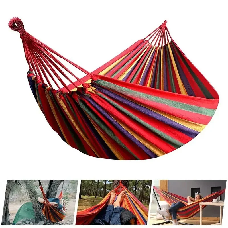 1pc Outdoor Canvas Hammock Cam - Camping Rope ulasan dan harga