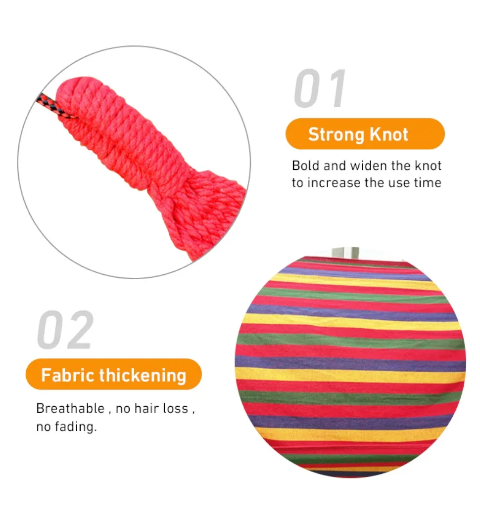 1pc Outdoor Canvas Hammock Cam - Camping Rope ulasan dan harga