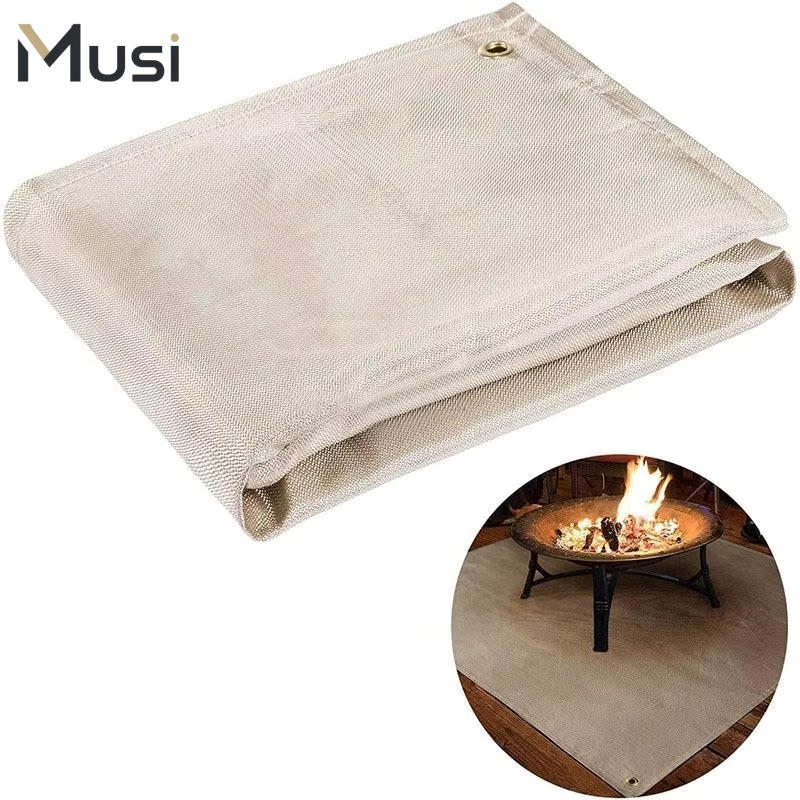 BBQ Grill Mat Fireproof Insula - Outdoor Camping Bbq ulasan dan harga