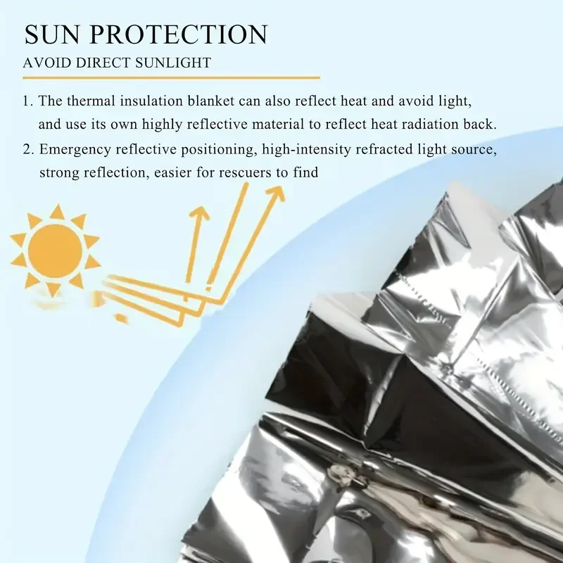 Emergency Blankets Mylar Therm - Emergency Mylar Blanket ulasan dan harga
