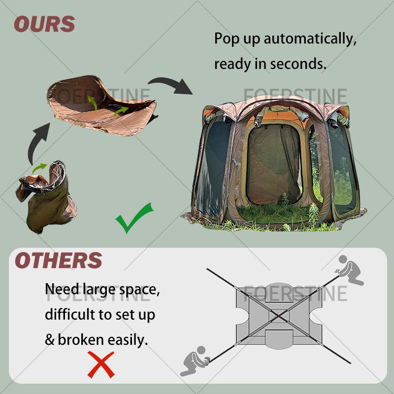 Outdoor Camping Tent 6 Person  - Outdoor Camping Tent Waterproof ulasan dan harga