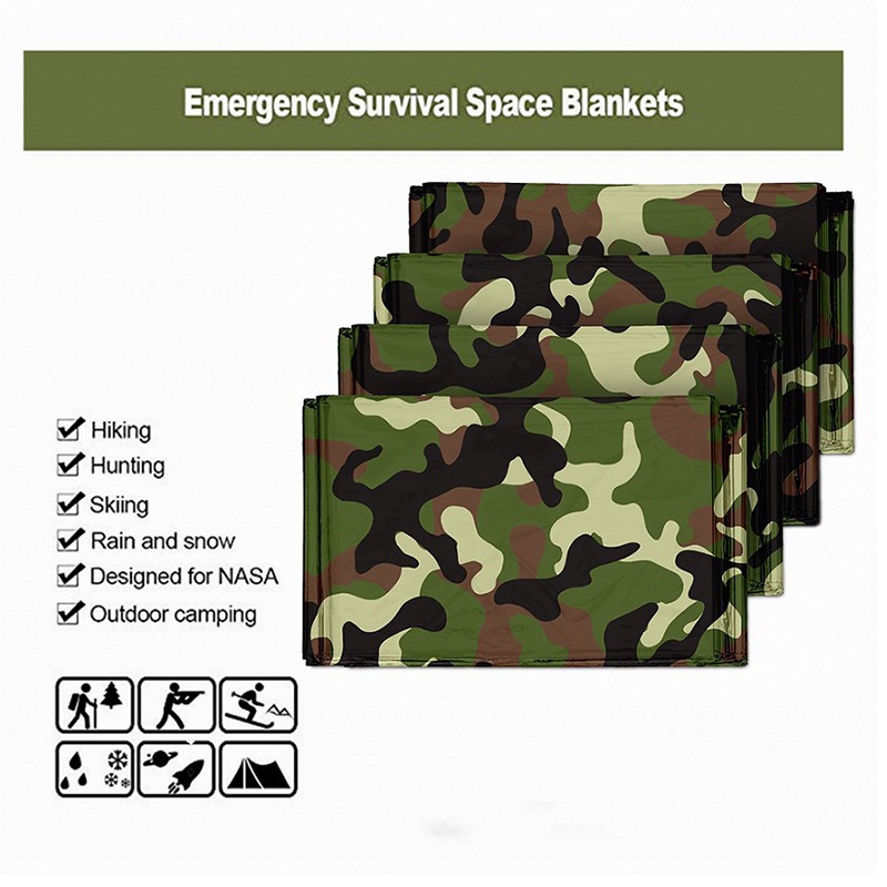 1pcs Emergency Thermal Blanket - Emergency Mylar Blanket ulasan dan harga