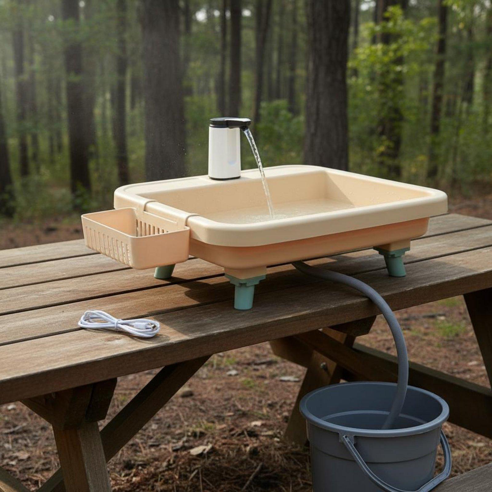 Outdoor Camping Washbasin Port - Outdoor Camp ulasan dan harga