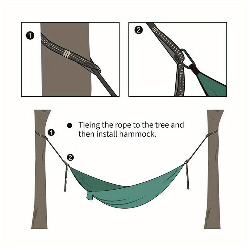 2/4 piece heavy duty climbing  - Camping Hammock ulasan dan harga