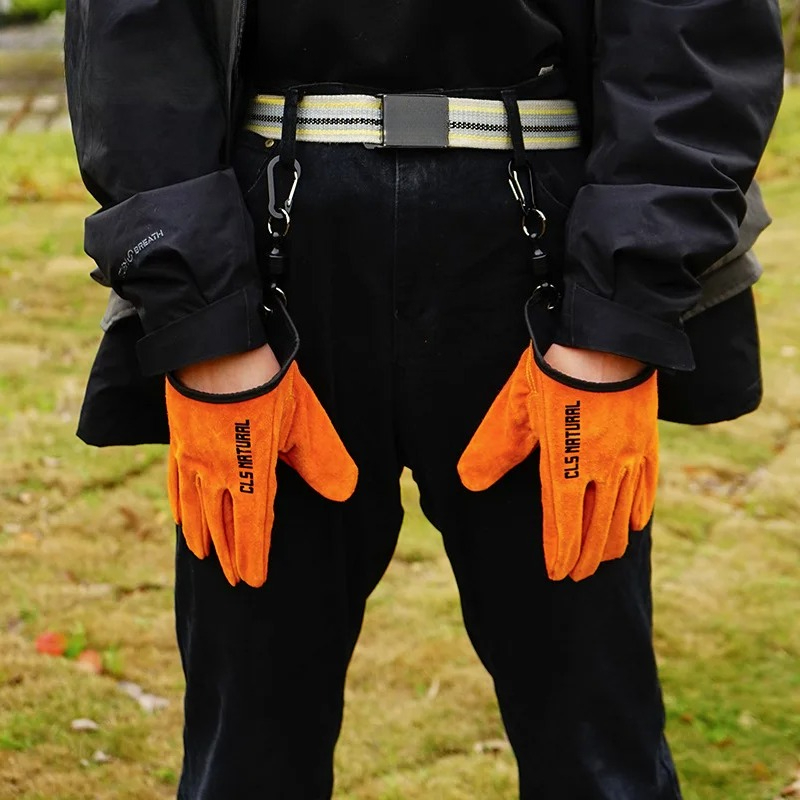 Heat Resistant BBQ Gloves Cowh - Outdoor Camping Bbq ulasan dan harga