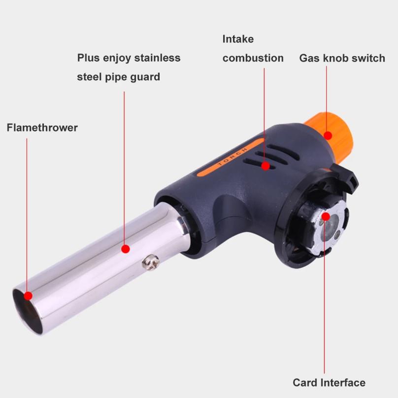 New Portable Butane Gas Torch  - Outdoor Camping Bbq ulasan dan harga