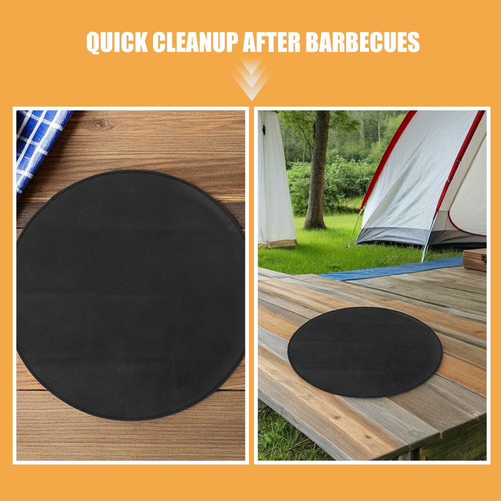 Round Heat Resistant Fireproof - Outdoor Camping Bbq ulasan dan harga