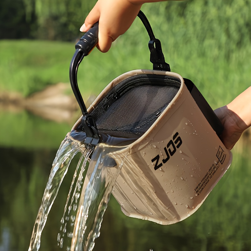 Portable Folding Bucket 8L/13L - Camping Rope ulasan dan harga