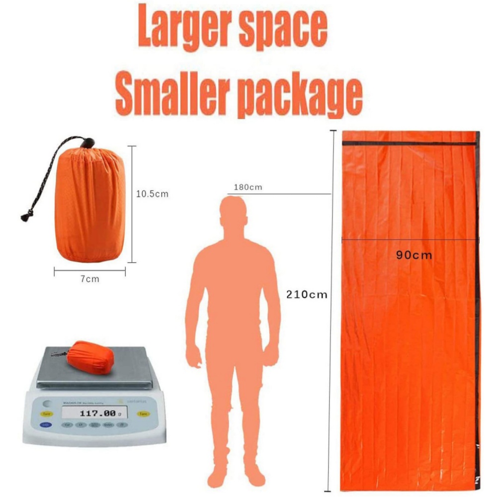 Waterproof Reusable Thermal My - Emergency Mylar Blanket ulasan dan harga