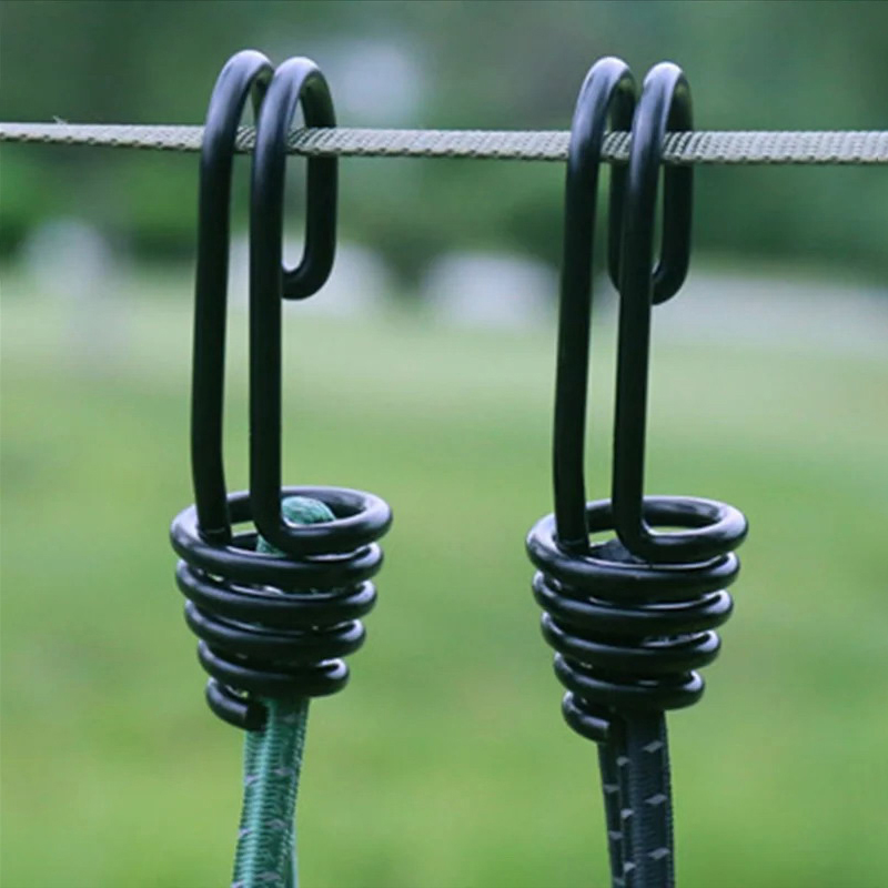5Pcs Hooks Drawstring Elastic  - Camping Rope ulasan dan harga
