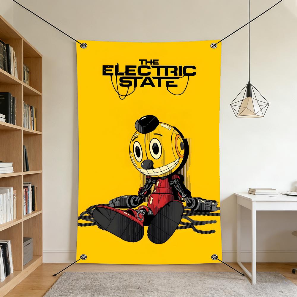 Movie The Electric State Flags - Outdoor Camping Movies ulasan dan harga