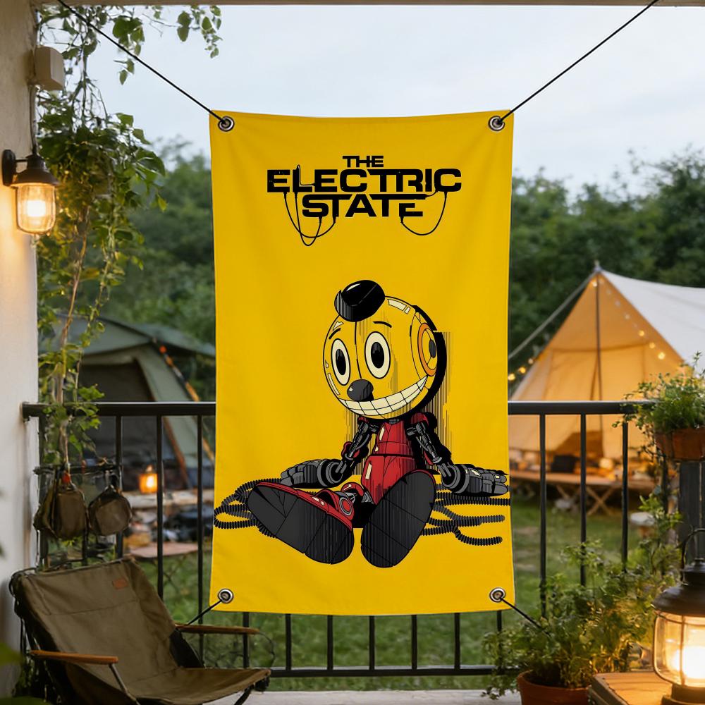 Movie The Electric State Flags - Outdoor Camping Movies ulasan dan harga