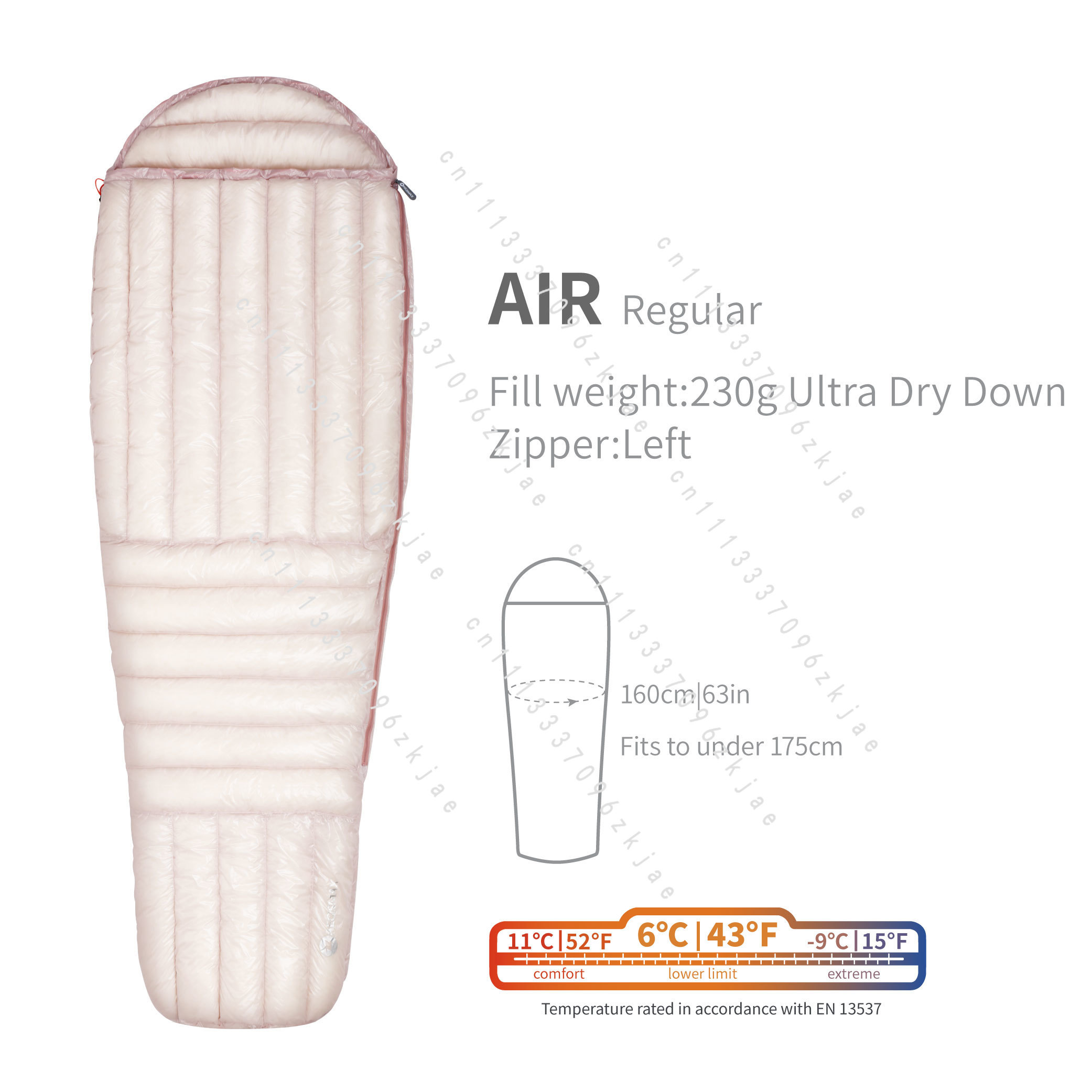 AIR 10D 800FP Ultra Dry Down S - Ultralight Sleeping Bag ulasan dan harga