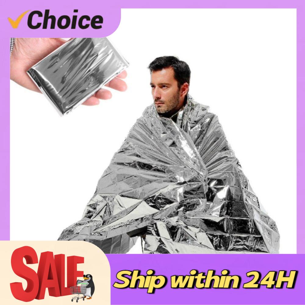 130x210cm Foil Mylar Thermal B - Emergency Mylar Blanket ulasan dan harga