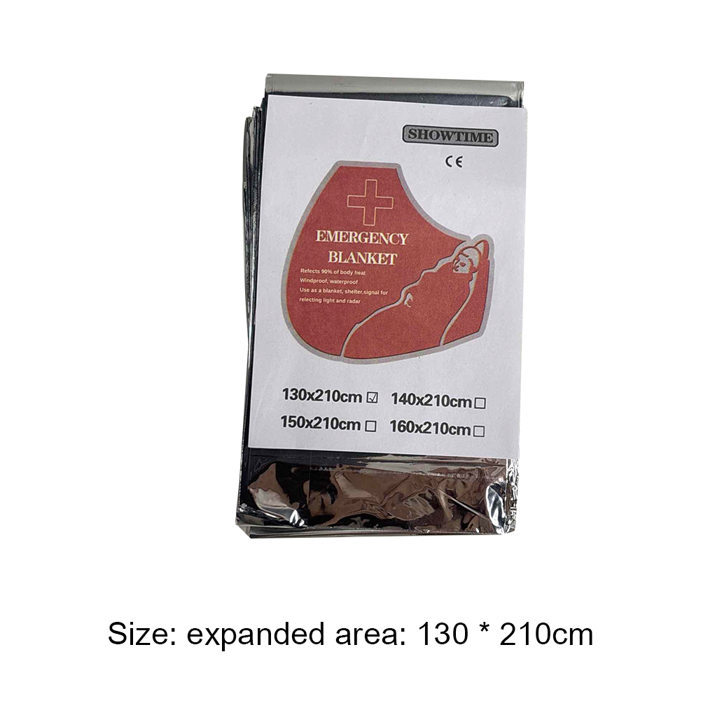 130x210cm Foil Mylar Thermal B - Emergency Mylar Blanket ulasan dan harga