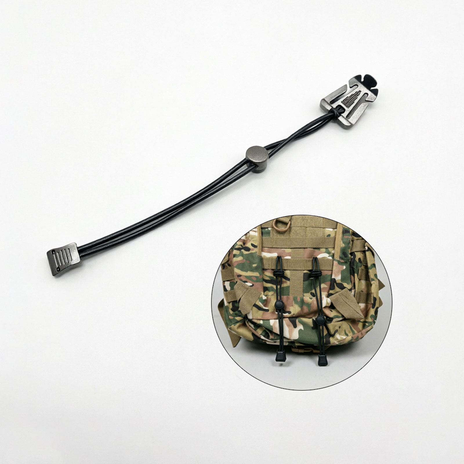 Flashlight Clip Outdoor Backpa - Camping Rope ulasan dan harga