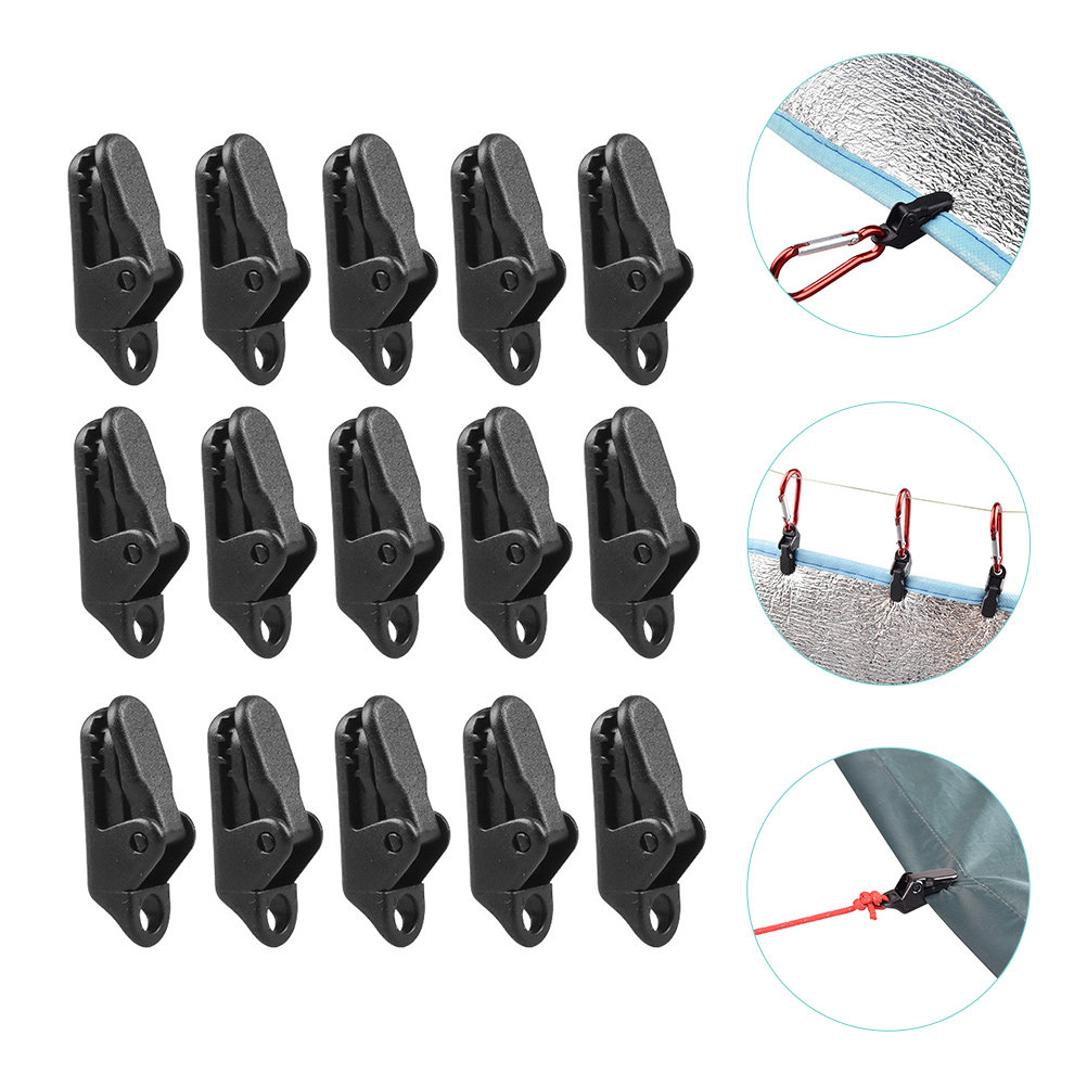 15 Pcs Rope Fixing Bungee Cord - Camping Rope ulasan dan harga
