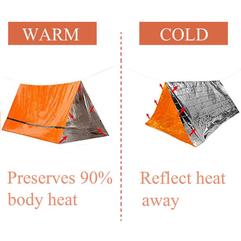 2 Person Emergency Shelter Biv - Emergency Mylar Blanket ulasan dan harga