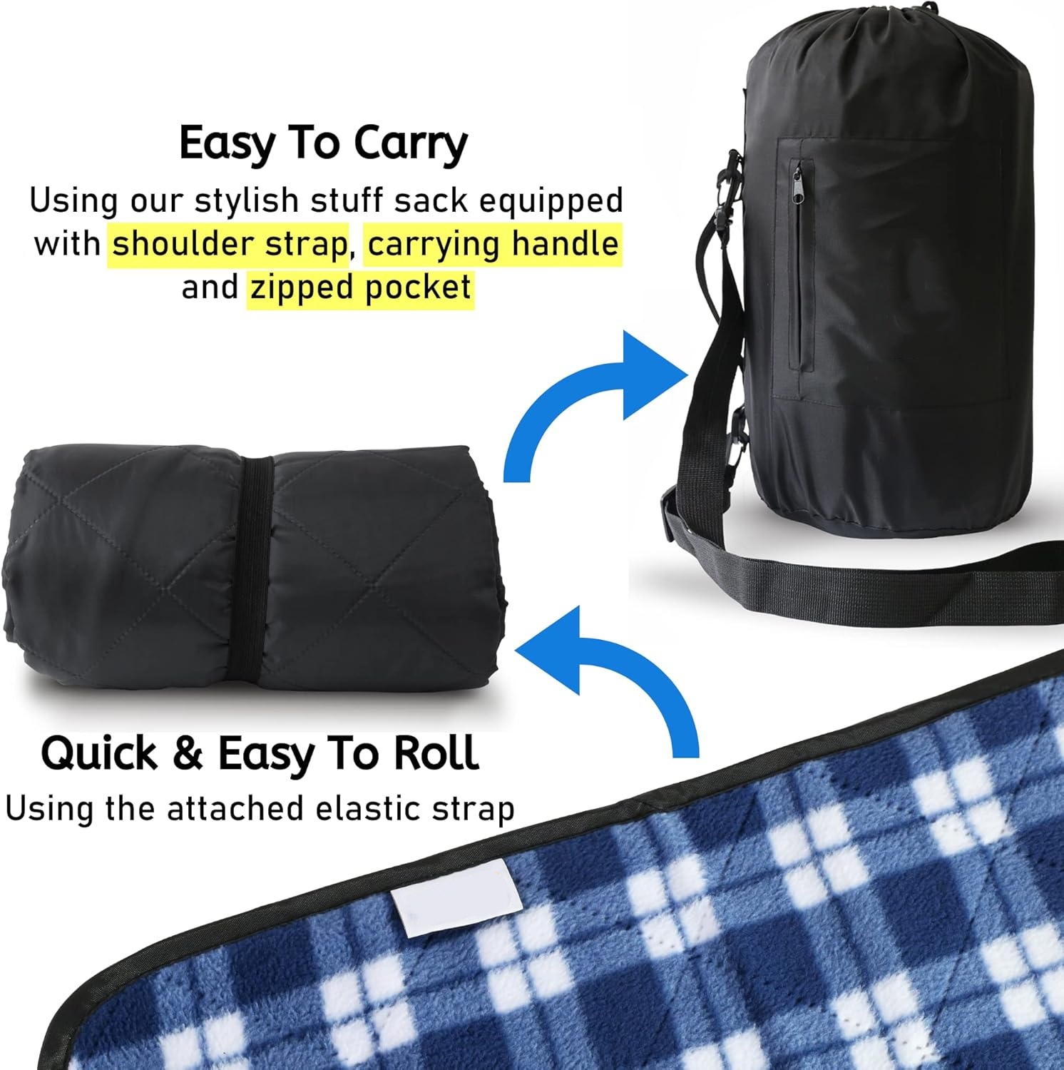 Large Waterproof Outdoor Blank - Outdoor Camping Quilt ulasan dan harga