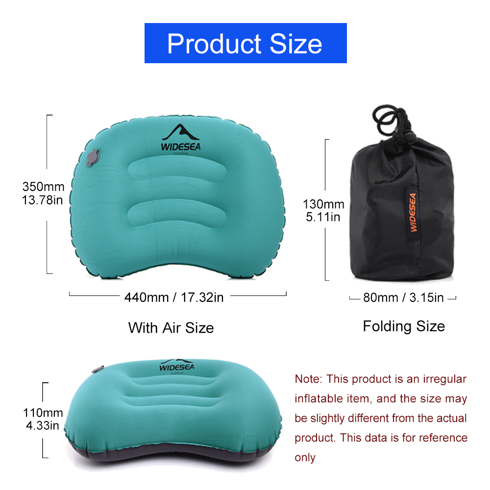 Widesea Portable Inflatable Pi - Outdoor Camping Quilt ulasan dan harga