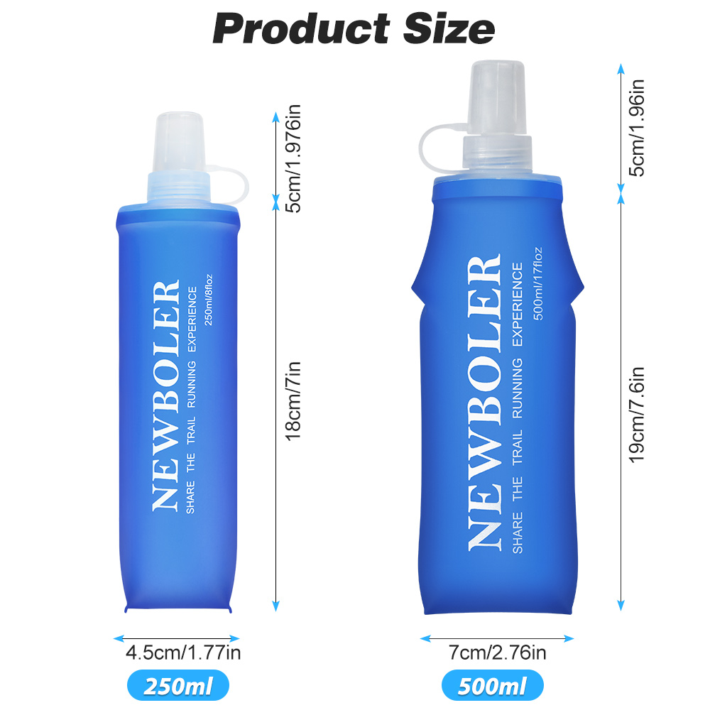NEWBOLER 150ml 250ml 500ml Wat - Collapsible Water Bottle ulasan dan harga