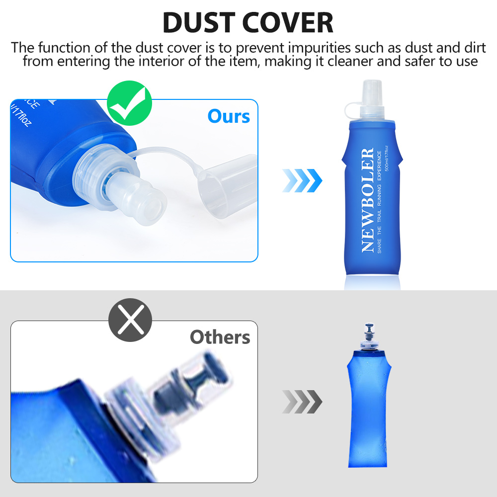 NEWBOLER 150ml 250ml 500ml Wat - Collapsible Water Bottle ulasan dan harga