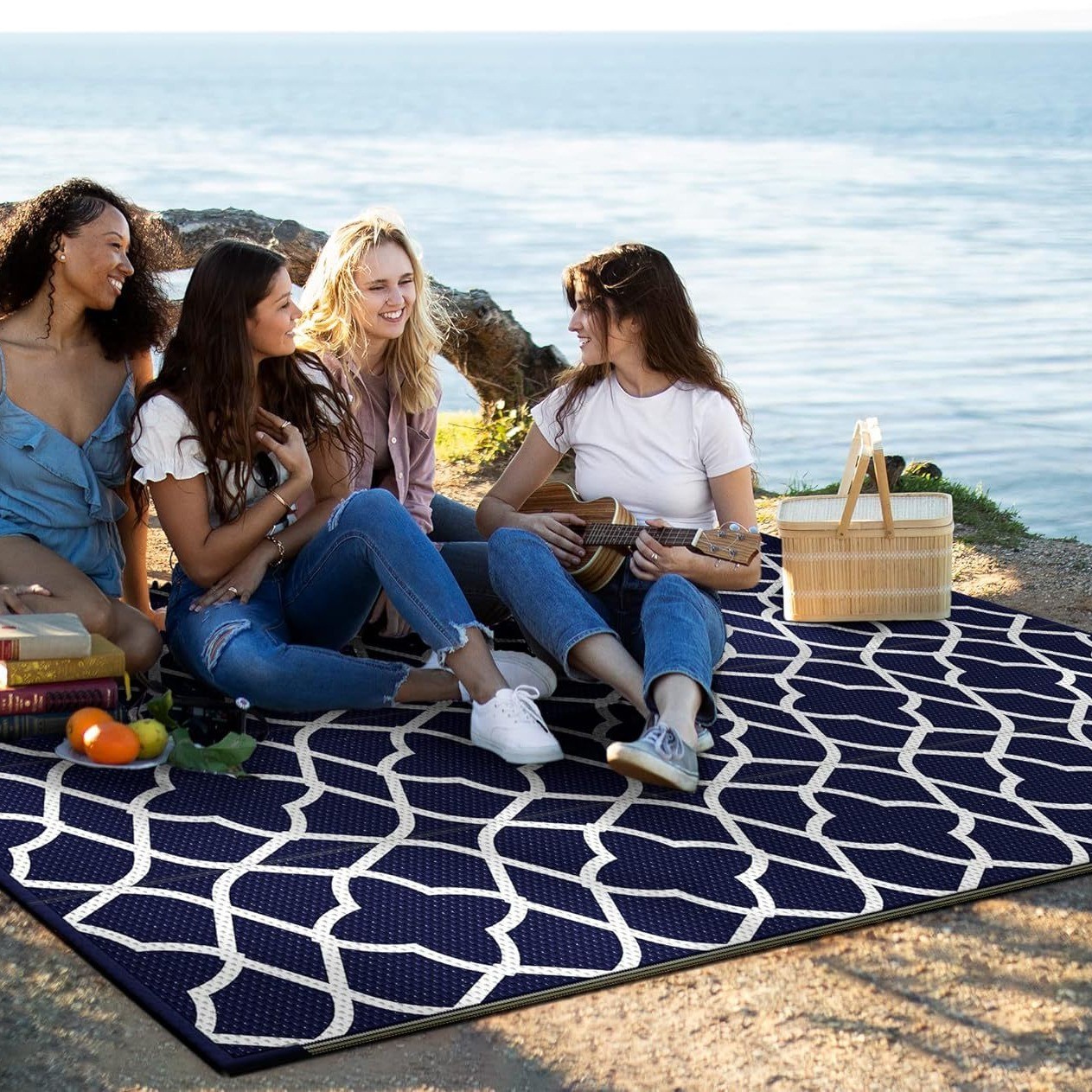 120X180cm Caravan Outdoor Rug  - Outdoor Camp ulasan dan harga