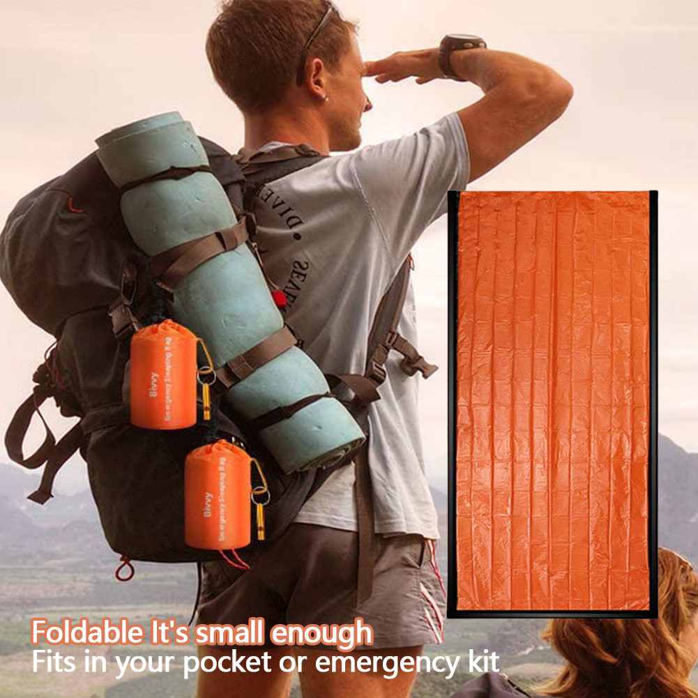Portable Waterproof Emergency  - Emergency Mylar Blanket ulasan dan harga