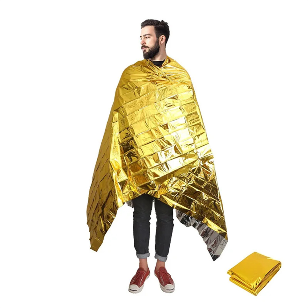 5Pcs Emergency Thermal Blanket - Outdoor Camping Quilt ulasan dan harga