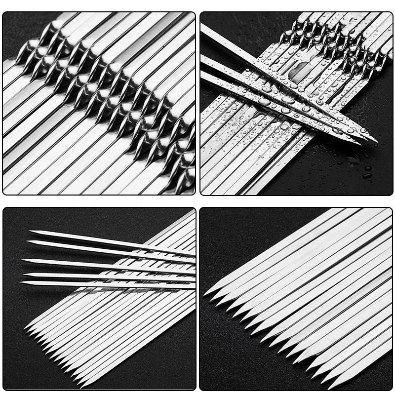 5-25Pcs Stainless Steel Barbec - Outdoor Camping Bbq ulasan dan harga