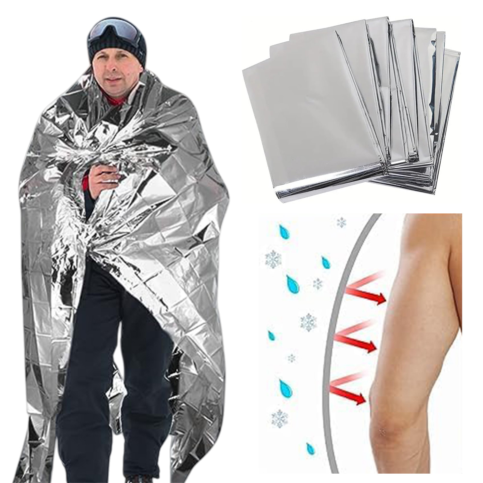 Emergency Mylar Blankets Multi - Emergency Mylar Blanket ulasan dan harga