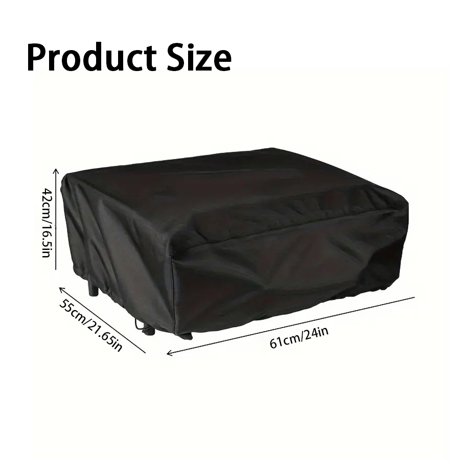 1pc Black Oven Protective Cove - Outdoor Camping Bbq ulasan dan harga