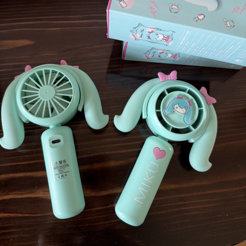 Hatsune Miku Mini Handheld Fan - Outdoor Camping Movies ulasan dan harga