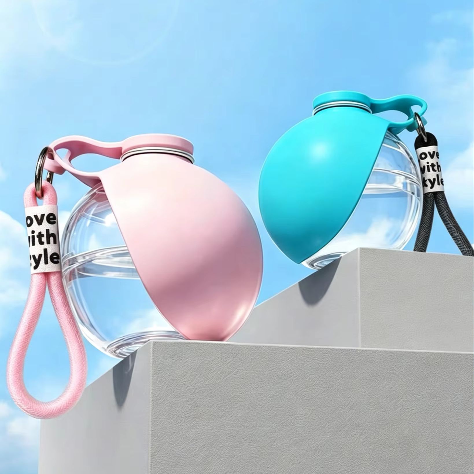 Portable Pet Water Bottle 285m - Collapsible Water Bottle ulasan dan harga