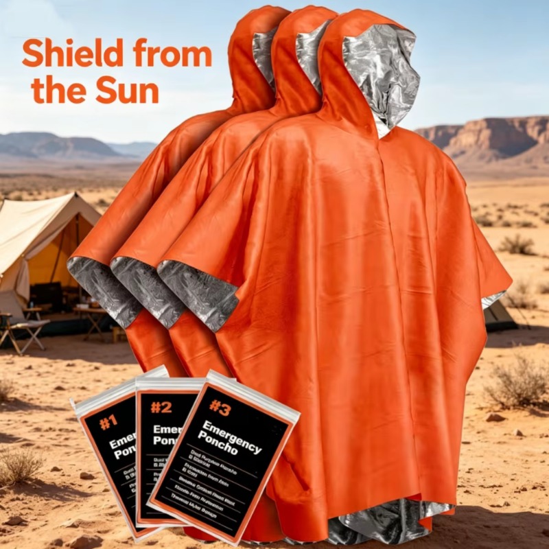 1-5PCS Multifunctional Surviva - Emergency Mylar Blanket ulasan dan harga