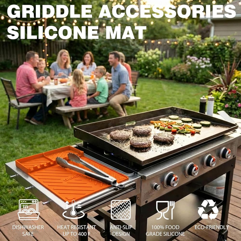 Silicone Grill Mats or Griddle - Outdoor Camping Bbq ulasan dan harga