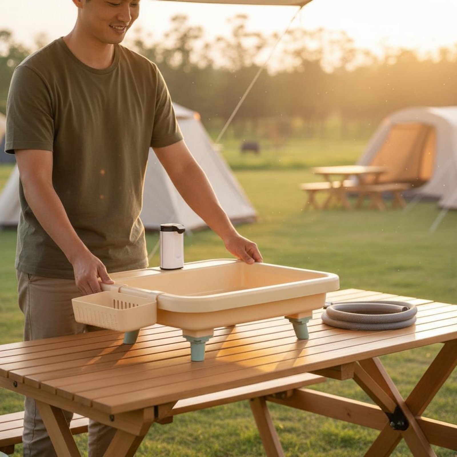 Portable Hand Washing Station  - Outdoor Camp ulasan dan harga