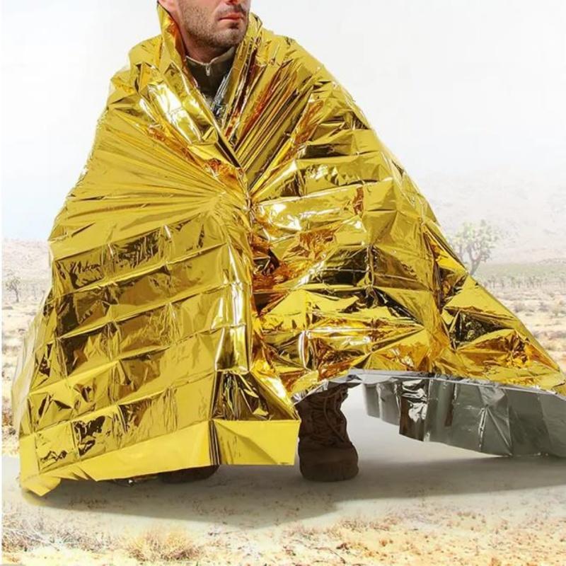Outdoor Emergency Thermal Blan - Emergency Mylar Blanket ulasan dan harga