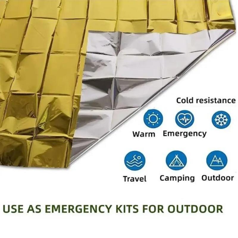 Outdoor Emergency Thermal Blan - Emergency Mylar Blanket ulasan dan harga