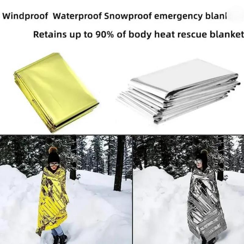 Outdoor Emergency Thermal Blan - Emergency Mylar Blanket ulasan dan harga