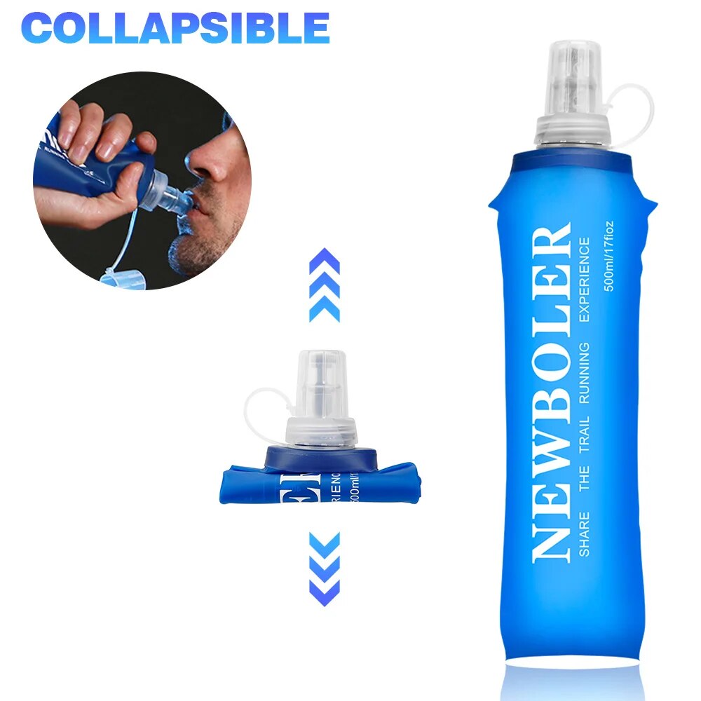 NEWBOLER 250ml 500ml Water Bot - Collapsible Water Bottle ulasan dan harga