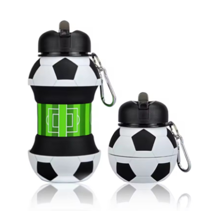 Football Silicone Collapsible  - Collapsible Water Bottle ulasan dan harga