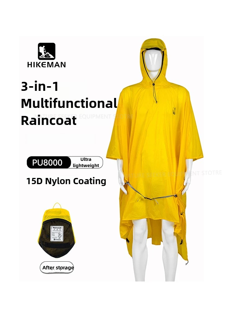 15D/210T Raincoat Waterproof R - Waterproof Tarp Shelter ulasan dan harga